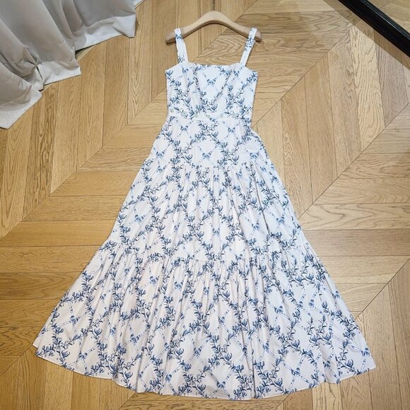 Agua by Agua Bendita Blue Floral Maxi Dress - Picture 7 of 8